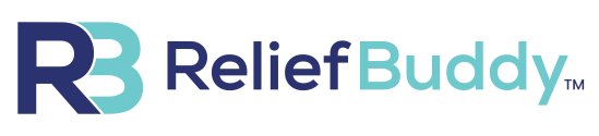2 Relief Buddy Logo Final, RB and Text, Horizontal